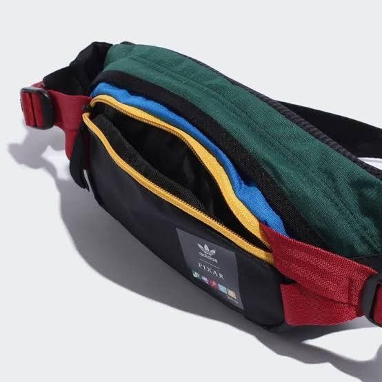 Adidas Pixar Waist Bag, Fesyen Wanita, Tas & Dompet di Carousell