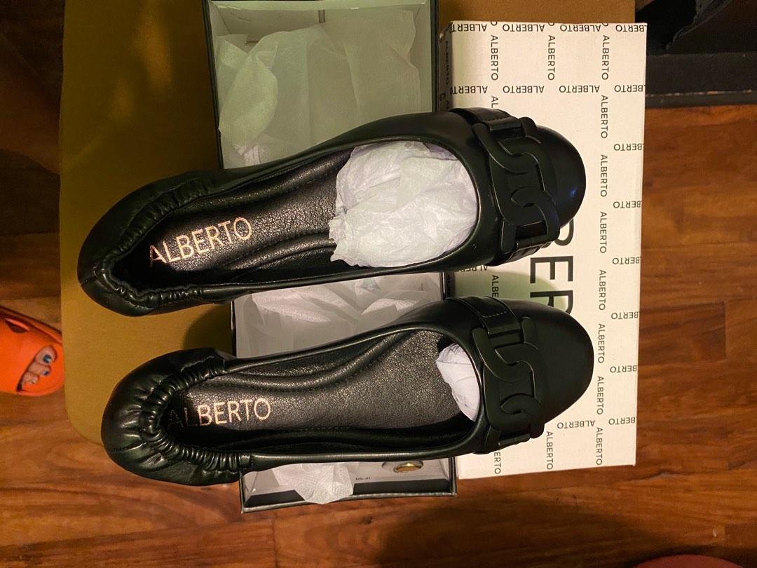 Alberto Primrose Ballerina Flats (Category: Flats & Sandals) located in Makati City. Submitted by jinger_21 (Listing ID 1181519758, Image 2). Description: Brand New with box: Never worn; never used Size EU 39 (will fit size 8) Color: Black Reason for selling: Wrong size Mode of payment: Gcash Bank transfer (via Instapay) .