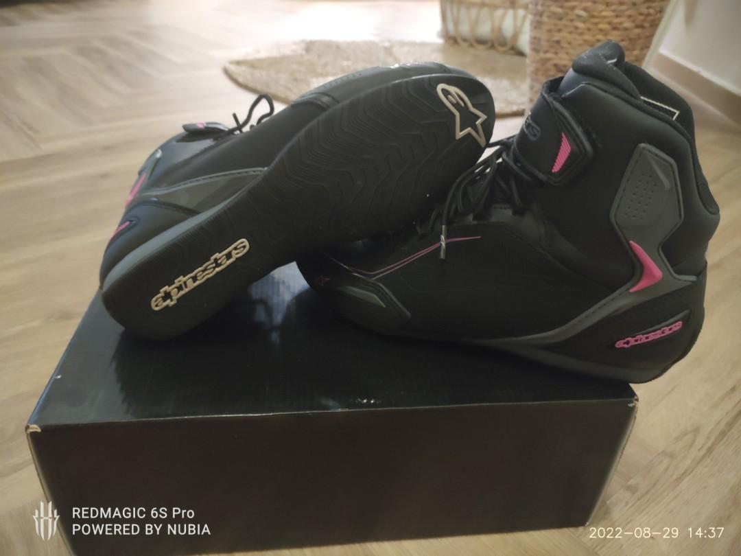 Wide Calf Motorcycle Boots ALPINESTARS Stella SMX-6 V3 Drystar