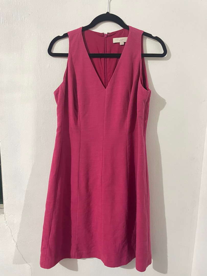 Ann Taylor Pink Dress, Women'S Fashion, Dresses & Sets, Dresses On Carousell