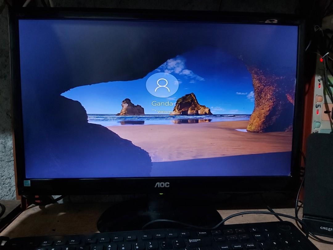 Aoc 22 inch led monitor wide, Computers & Tech, Parts & Accessories ...
