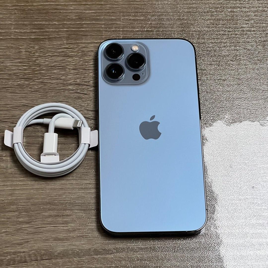 Apple iPhone 13 Pro Max 128GB Sky Peak Blue Battery Life 100