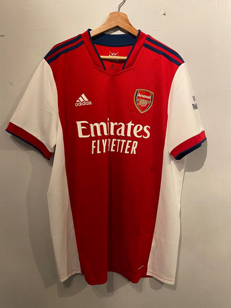 Arsenal 21/22 Home Kit *Authentic*, Men's Fashion, Activewear on Carousell