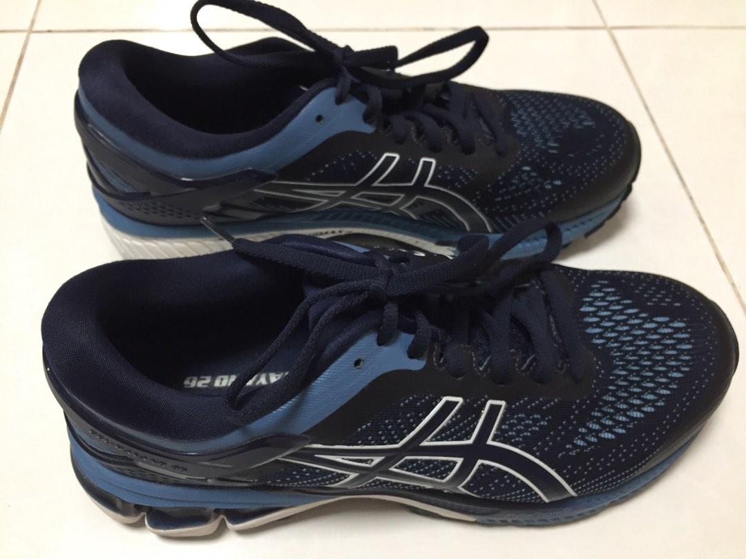 Asics gel-kayano 26 (2e) mens midnight grey floss deals