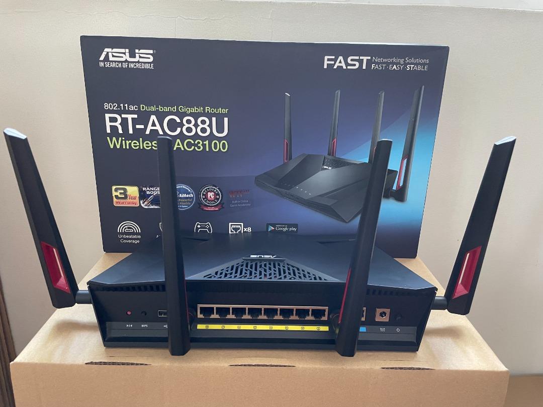 ASUS AC3100 Dual-Band Wi-Fi Router, Computers & Tech, Parts ...