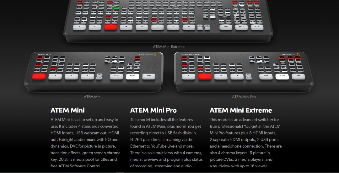 ATEM Mini Pro, Photography, Video Cameras on Carousell