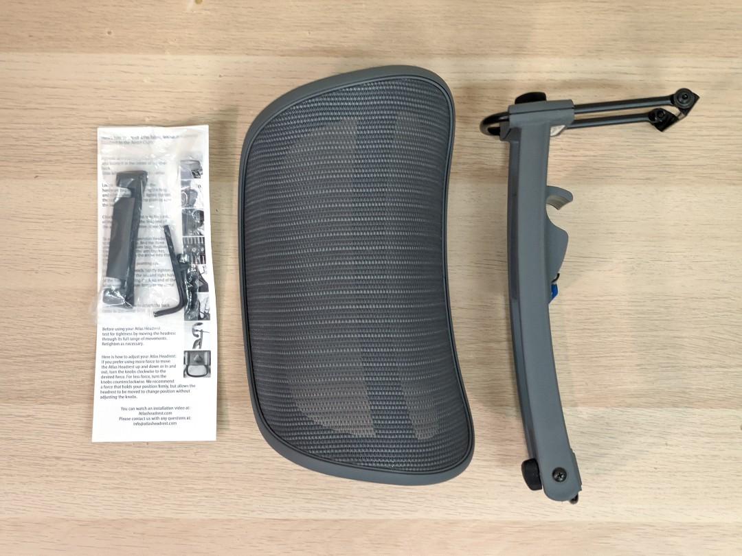 Atlas Head Support for Aeron Chair(Remastered/New) Carbon, 傢俬＆家居, 傢俬