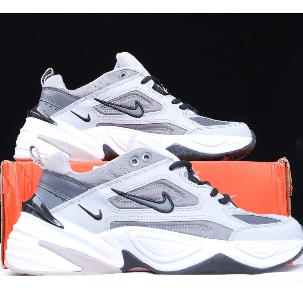 nike m2k tekno trainers in retro white