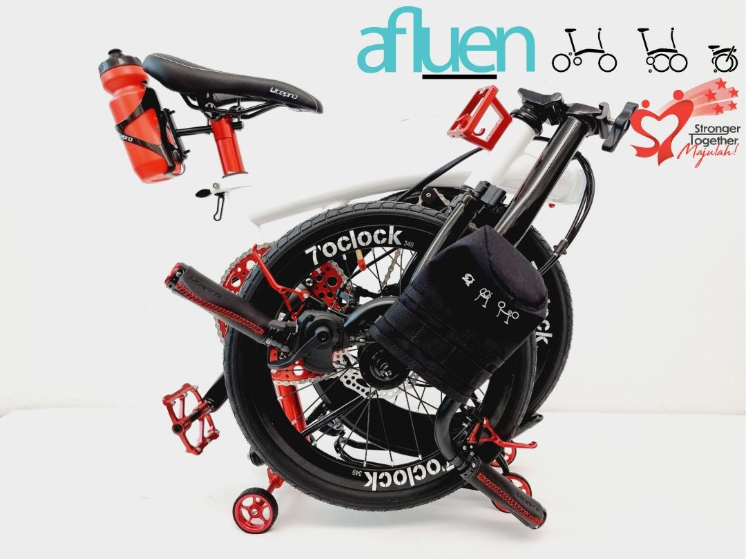 AVRO 9-speed External Gear with Disc Brake Trifold Bicycle, Sports ...