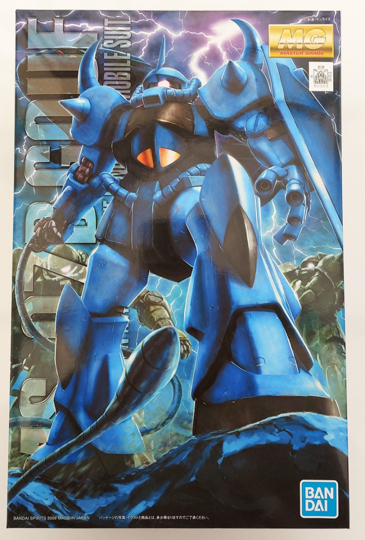 Bandai 高達1/100 MG MS-07B Gouf 藍老虎老虎, 興趣及遊戲, 玩具 