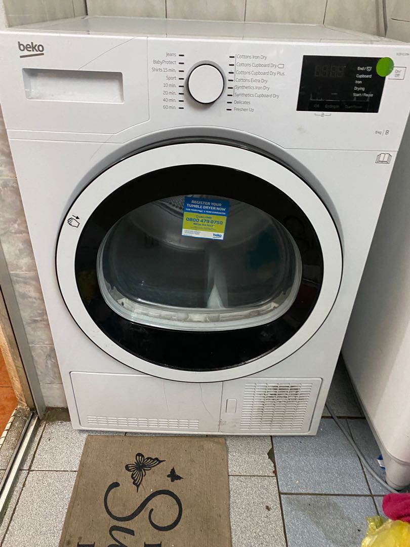 Beko Dryer 8kg, TV & Home Appliances, Washing Machines and Dryers on