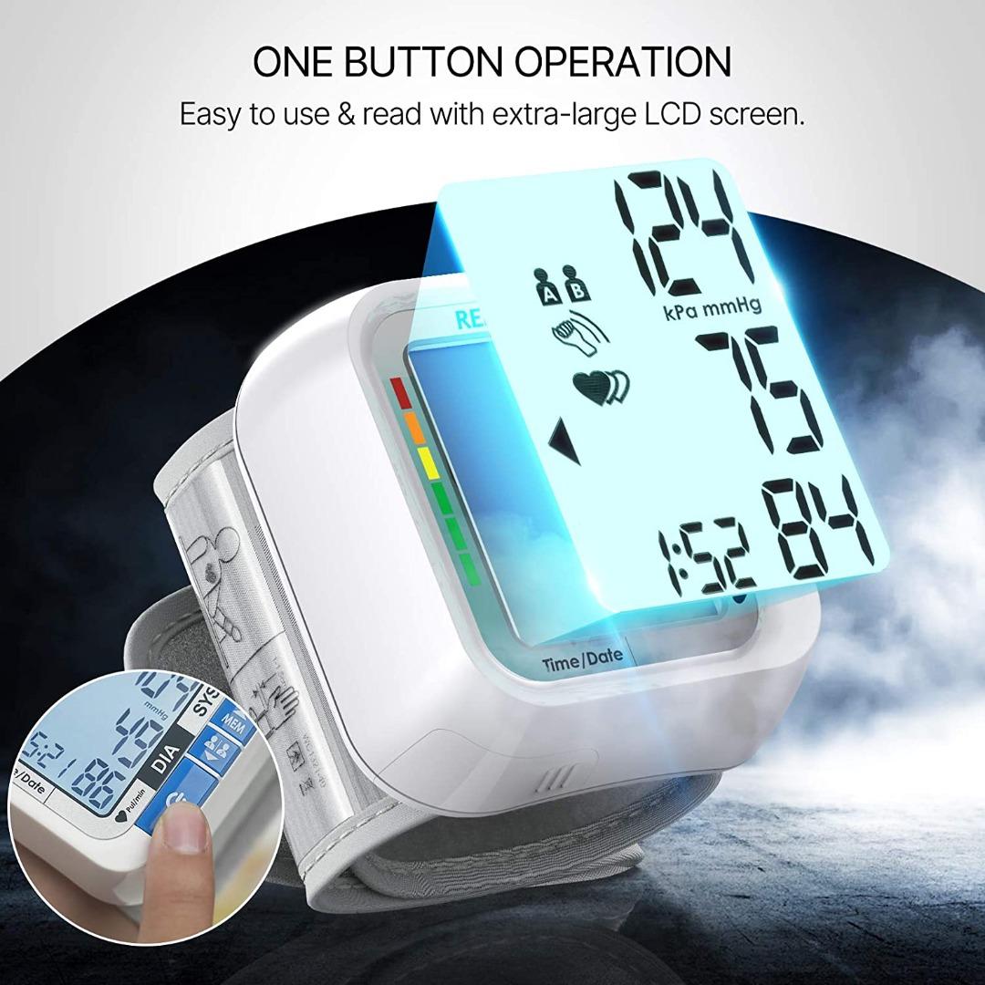 Blood Pressure Machines for Home Use, RENPHO Blood Pressure Monitor with Voice Broadcast, Wrist