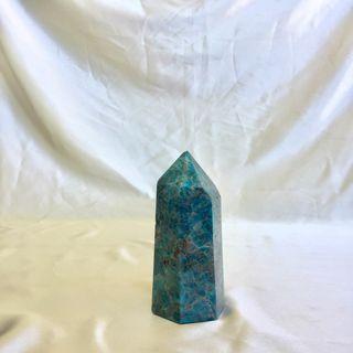 Blue Apatite Crystal Tower (chunky)