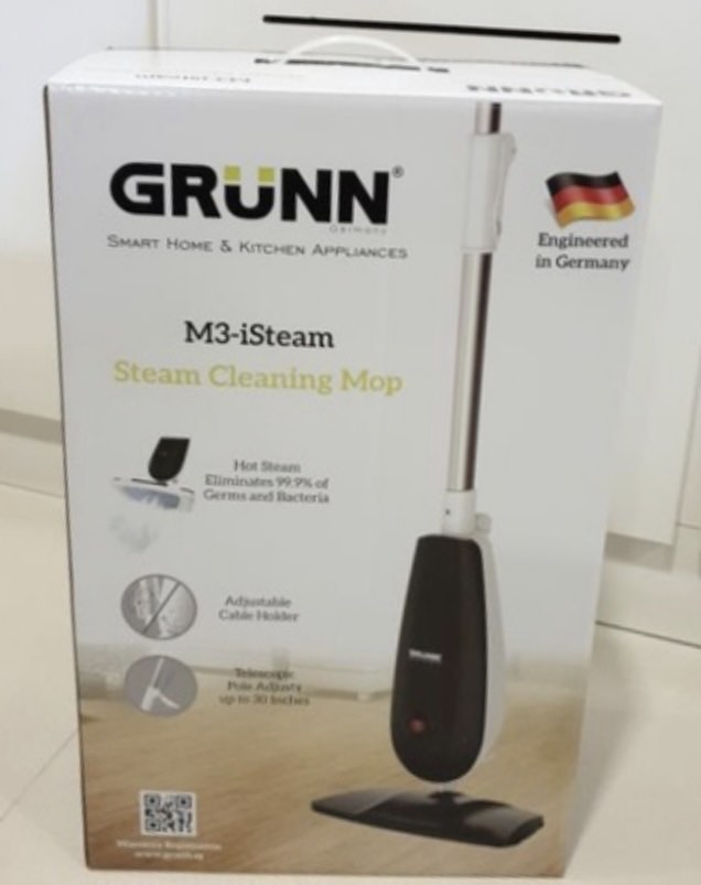 BNIB Grunn M3 i Steam Cleaning Mop, TV & Home Appliances, Vacuum