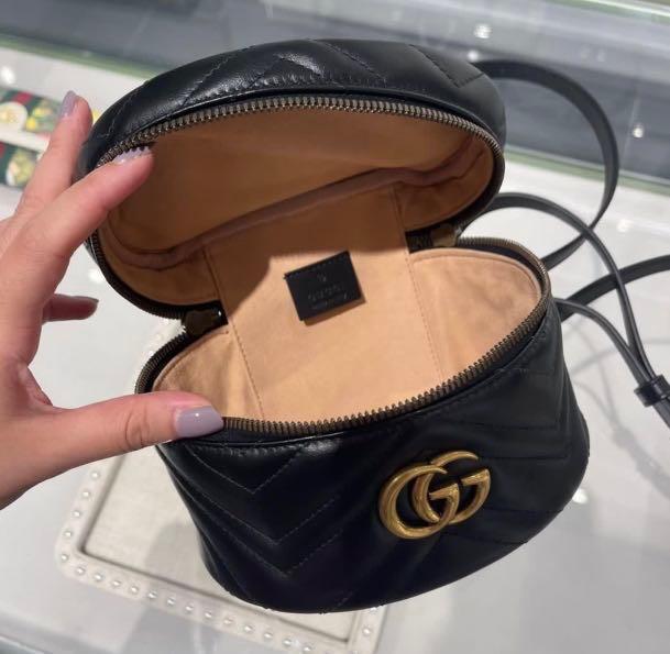 Brand New 100 Authentic Gucci Marmont Vanity Case Backpack/ Cosmetic