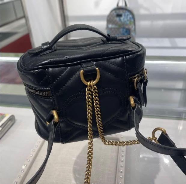 Brand New 100 Authentic Gucci Marmont Vanity Case Backpack/ Cosmetic
