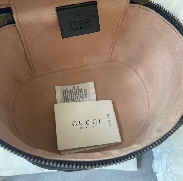 Brand New 100 Authentic Gucci Marmont Vanity Case Backpack/ Cosmetic