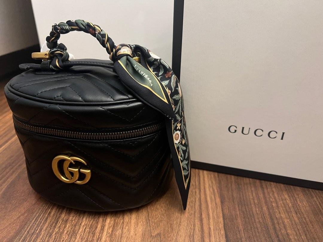 Brand New 100 Authentic Gucci Marmont Vanity Case Backpack/ Cosmetic