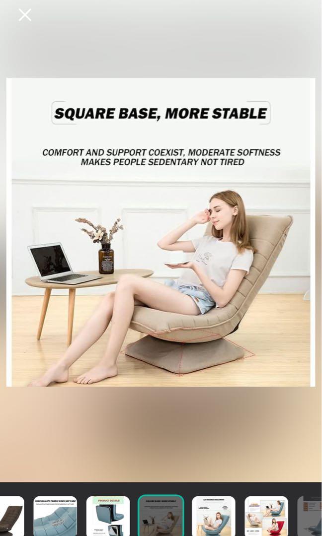Brown Swivel Rotate 360d Lazy Lounge Chair Sofa, Furniture & Home ...