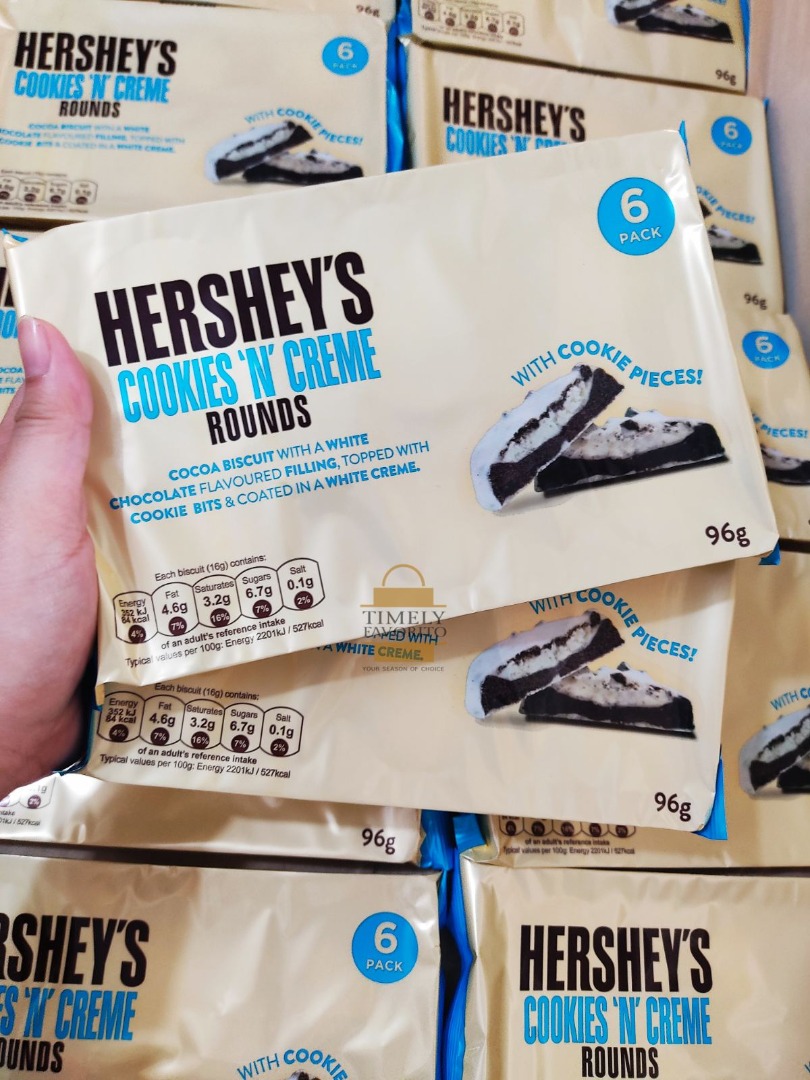 Hershey's cookies and clearance cream rounds