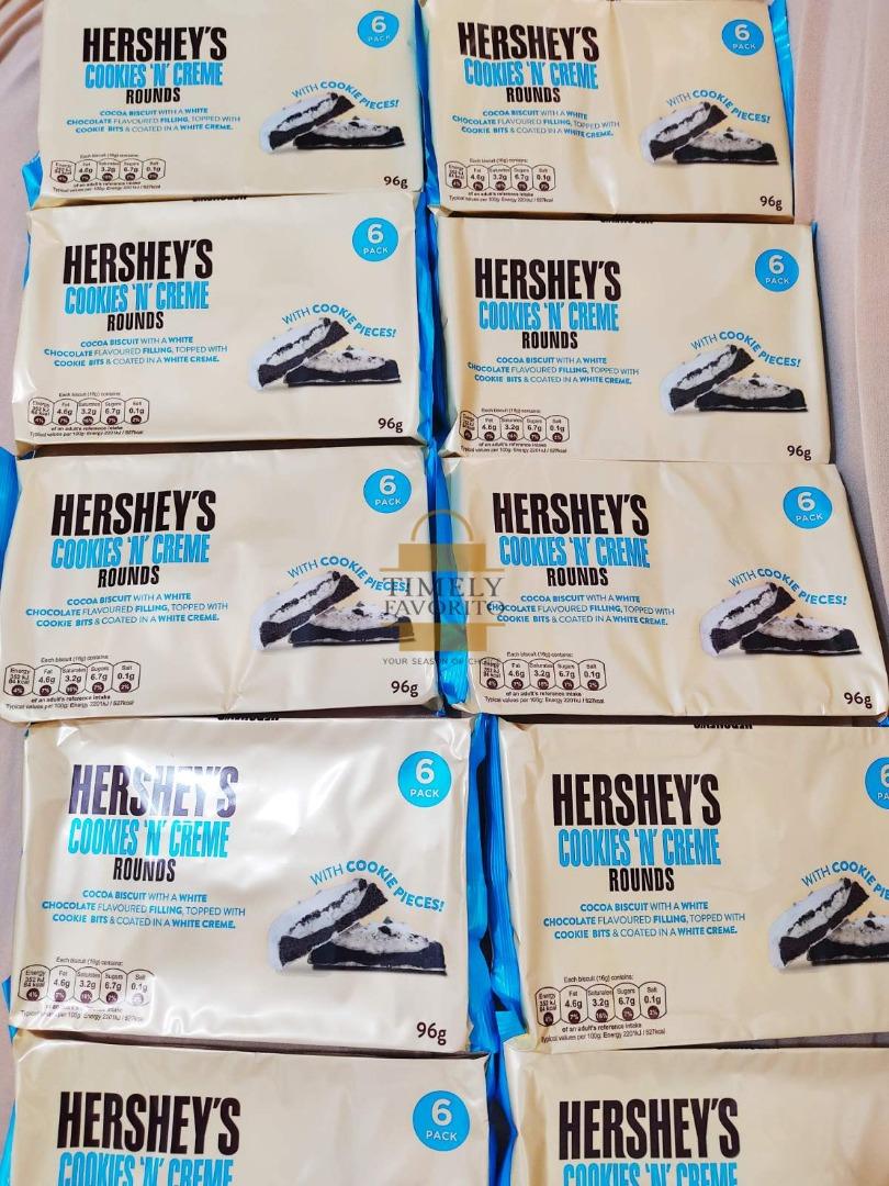 BUY 1 TAKE 1 Hershey's Cookies N' Cream Rounds 6pcs, Food & Drinks