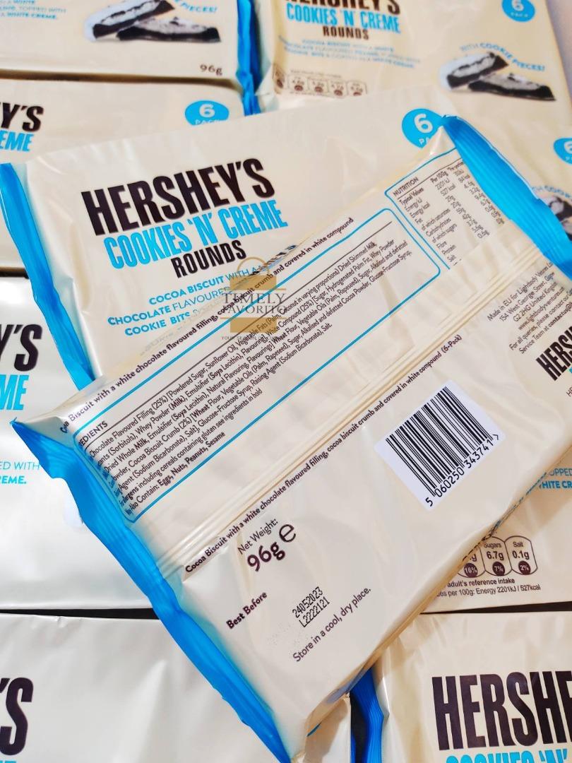 BUY 1 TAKE 1 Hershey's Cookies N' Cream Rounds 6pcs, Food & Drinks