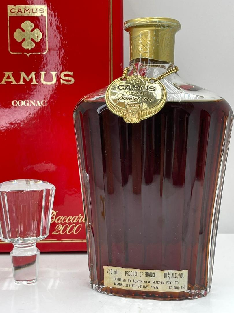 Camus Cognac Baccarat 2000 Crystal decanter 700ml 金花卡慕千禧干邑