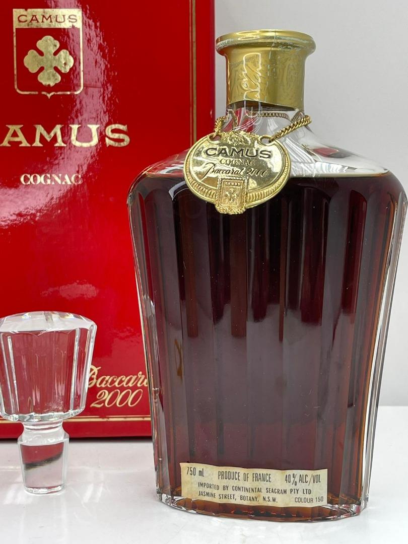 Camus Cognac Baccarat 2000 Crystal decanter 700ml 金花卡慕千