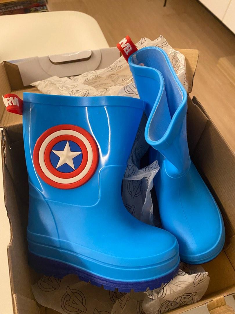 Captain American Rain Boots Size 26