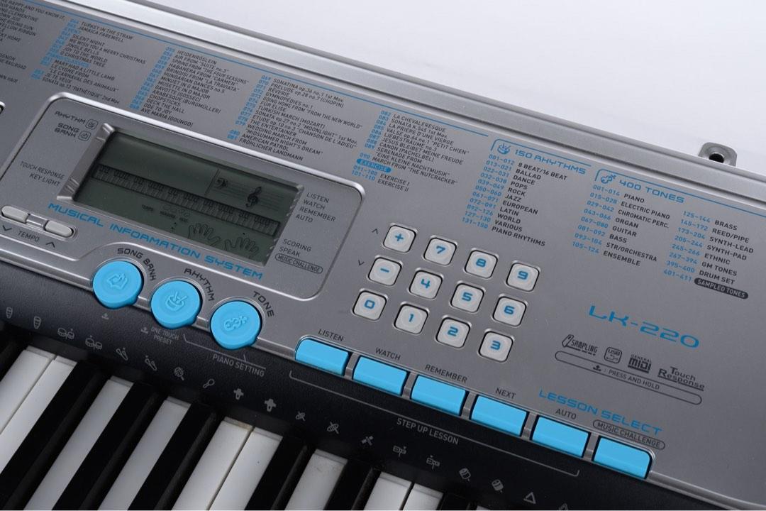 CASIO LK220 MIDI KEYBOARD, 音響器材, 其他音響配件及設備 Carousell