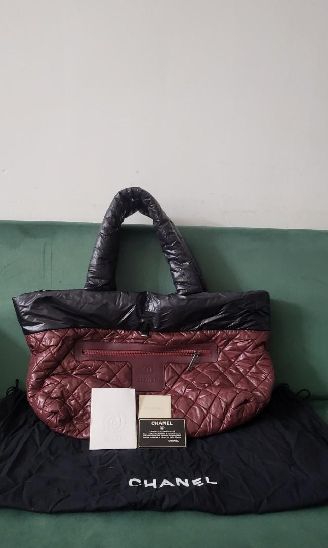 CHANEL Coco Cocoon Reversible Nylon Tote