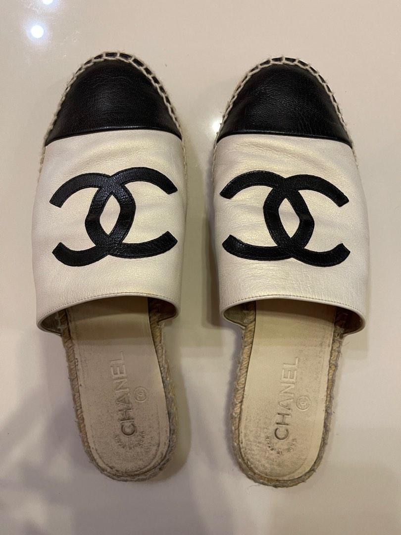 Chanel espadrilles slippers new arrivals