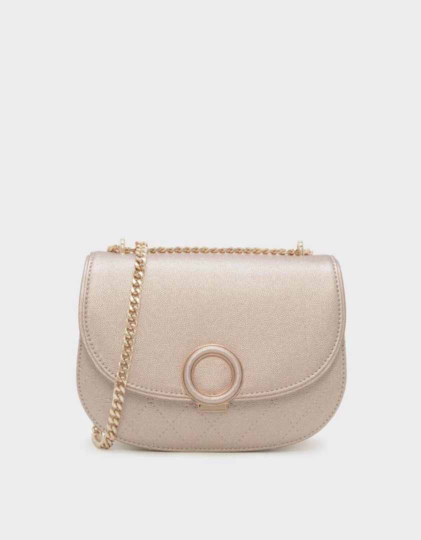 Charles and keith clearance circular buckle bag
