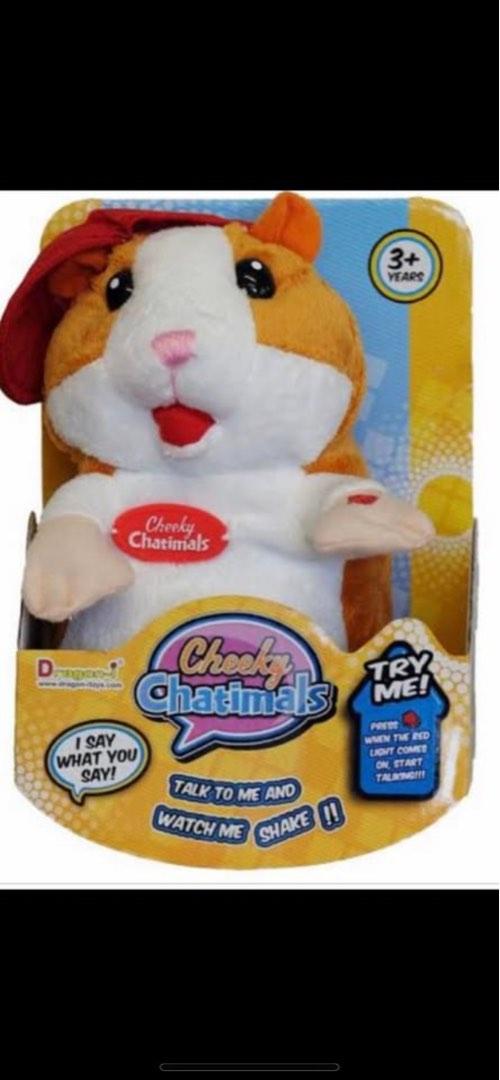 Cheeky talking hamster best sale