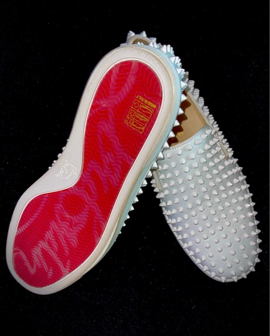 Christian louboutin roller new arrivals boat white