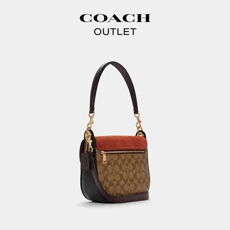 COACH Cleo shoulder bag big size, Women's Fashion, Bags & Wallets