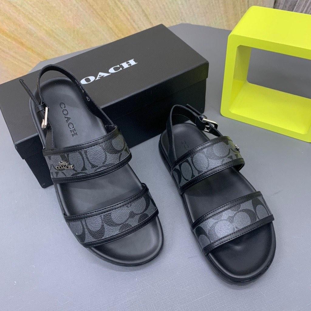 Coach Men s Sandals in Signature Canvas Men s Fashion Footwear