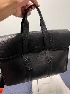 Coach Soft leather portfolio briefcase