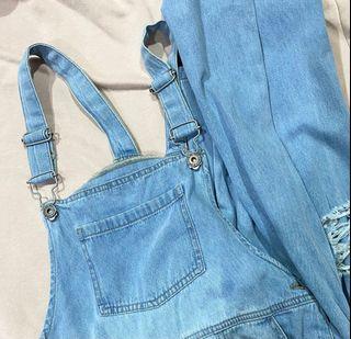 colorbox overalls denim ripped dungaree y2k pinterest aesthetic