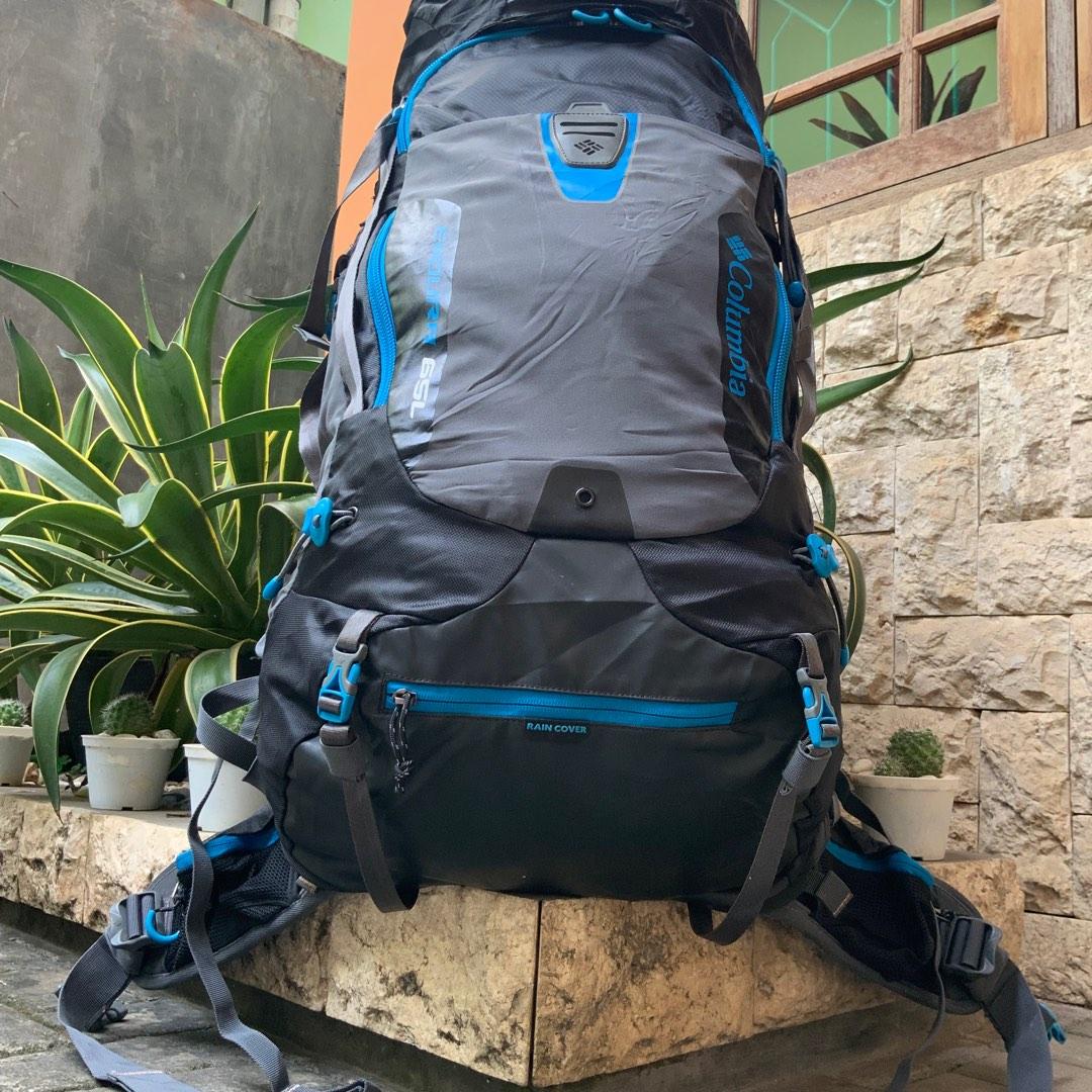 COLUMBIA ENDURA 65L HIKING BACKPACK CARRIER RANSEL GUNUNG