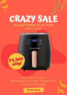 CRAZY SALE on Air Fryers!