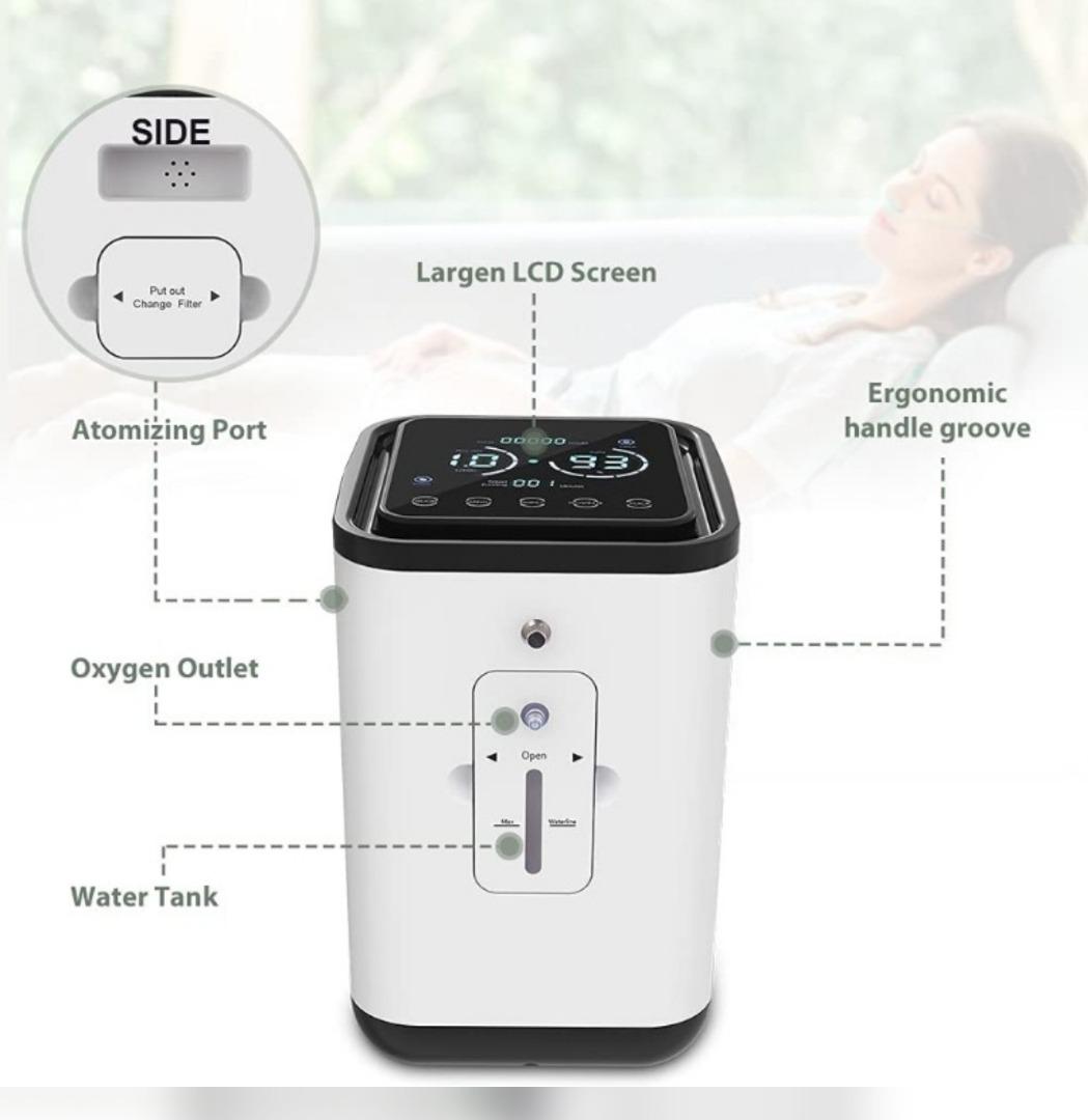 Creliver Home Portable Oxygen Concentrator 1-7L per min (LPM) Model ...