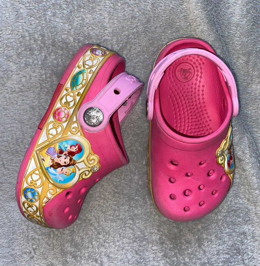 Crocs X Disney Princess Lightup C8, Babies & Kids, Babies & Kids