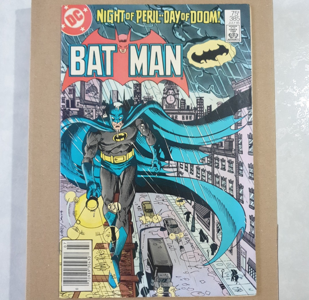 DC Comics Batman 385 Very Fine Condition Newsstand Variant, Hobbies & Toys,  Books & Magazines, Comics & Manga on Carousell