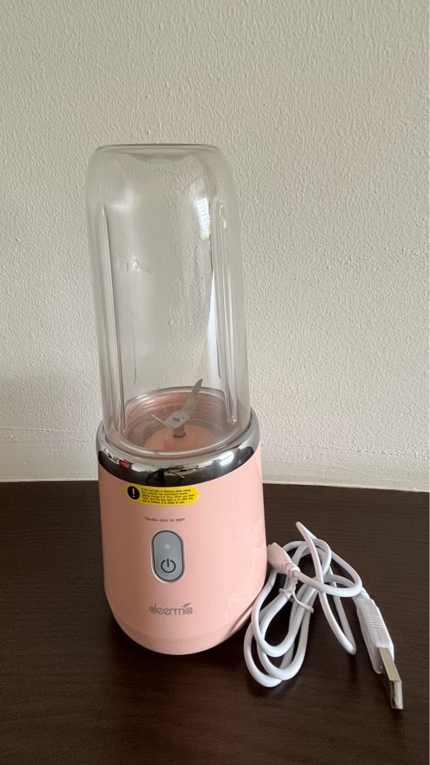 Deerma NU05 Mini Juice Blender+Cup with USb, TV & Home Appliances