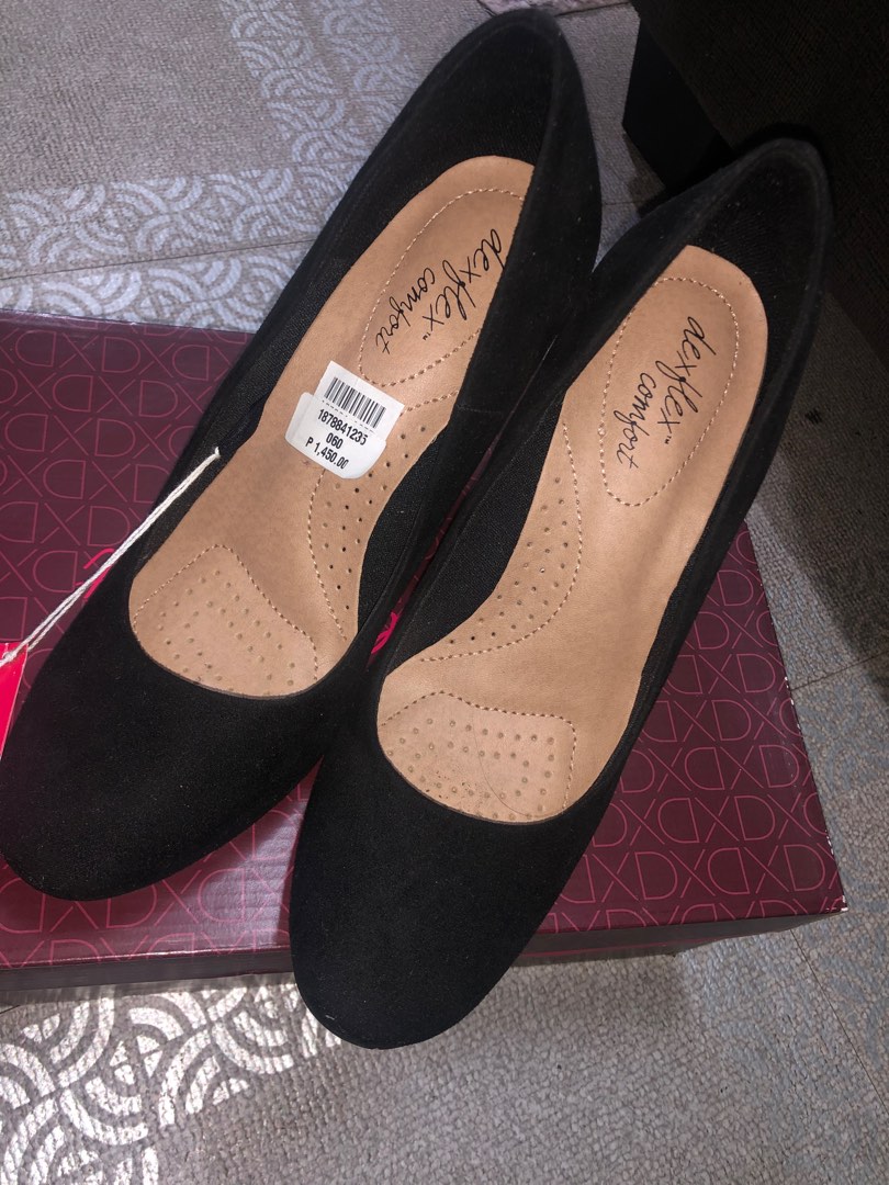 dexflex comfort black heels