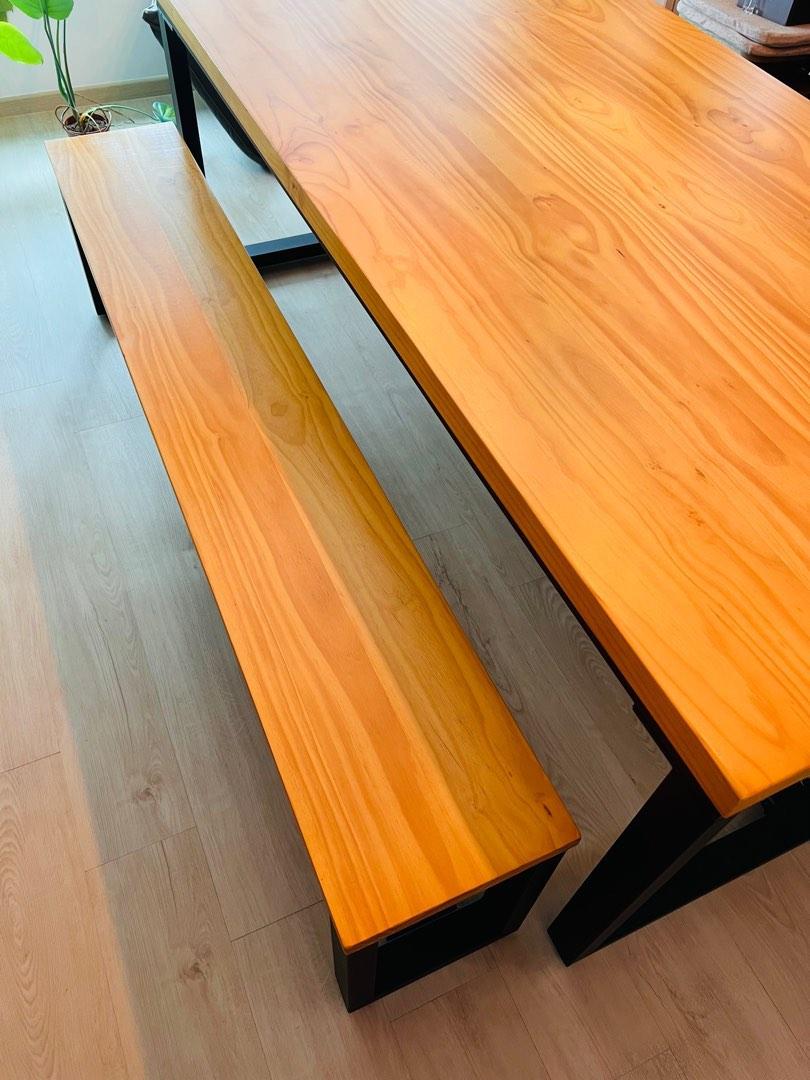 Dining Table & Bench Set, Furniture & Home Living, Furniture, Tables