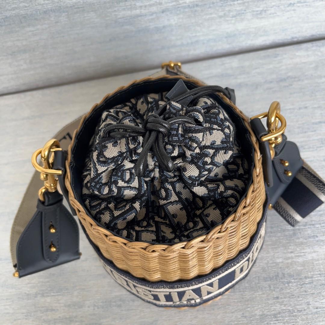 dior weaving drum bag Women s Fashion Bags Wallets on Carousell