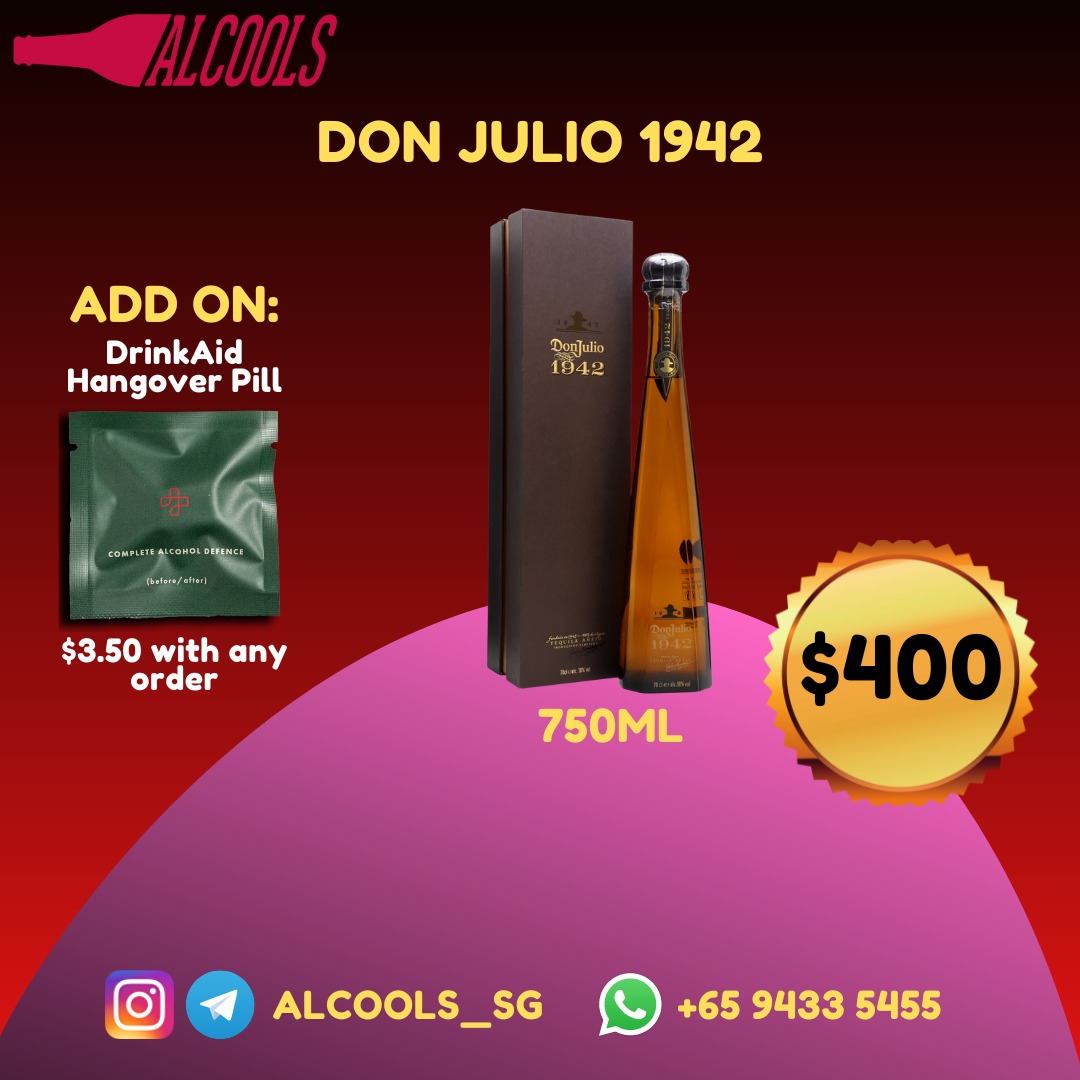 Don Julio 1942 / 750ml / Same Day Alcohol Delivery / Wholesale, Food