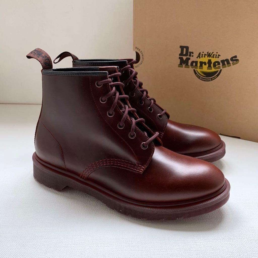Dr Martens 101 6 eyeboot burgundy brando Men s Fashion Footwear